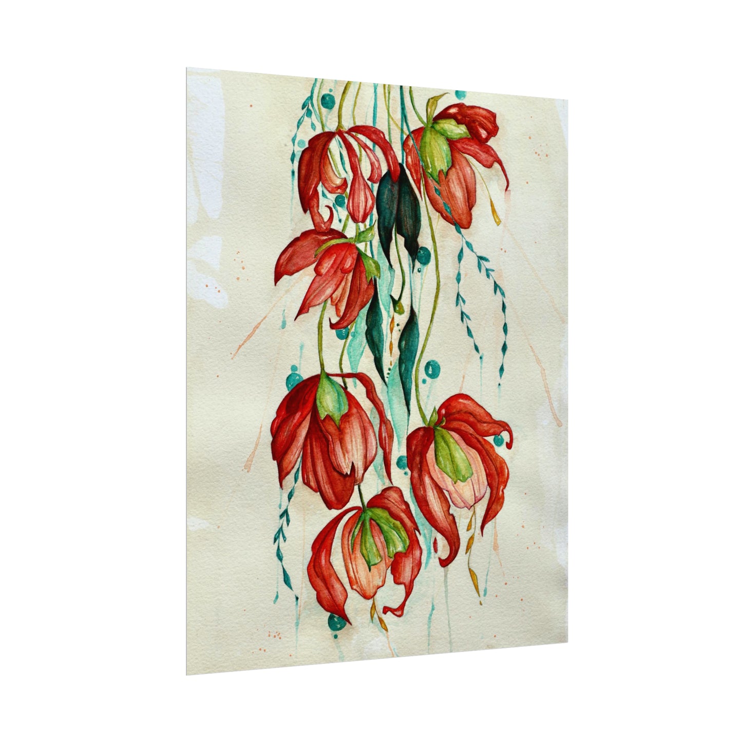 Hanging Flowers Fine Art Print