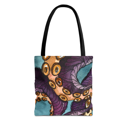 Tentacle Tote Bag — Nautical Sea Creature Beach Tote