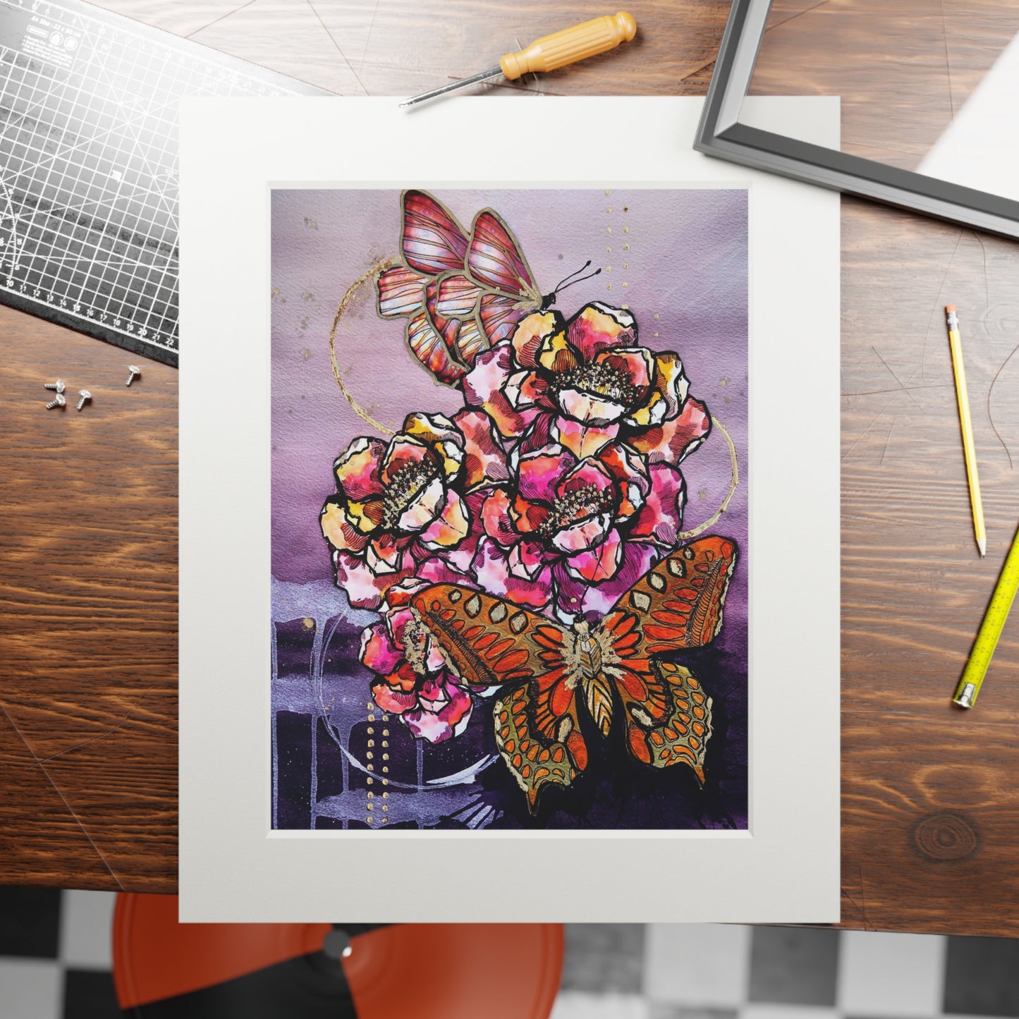 On Butterflies Fine Art Print