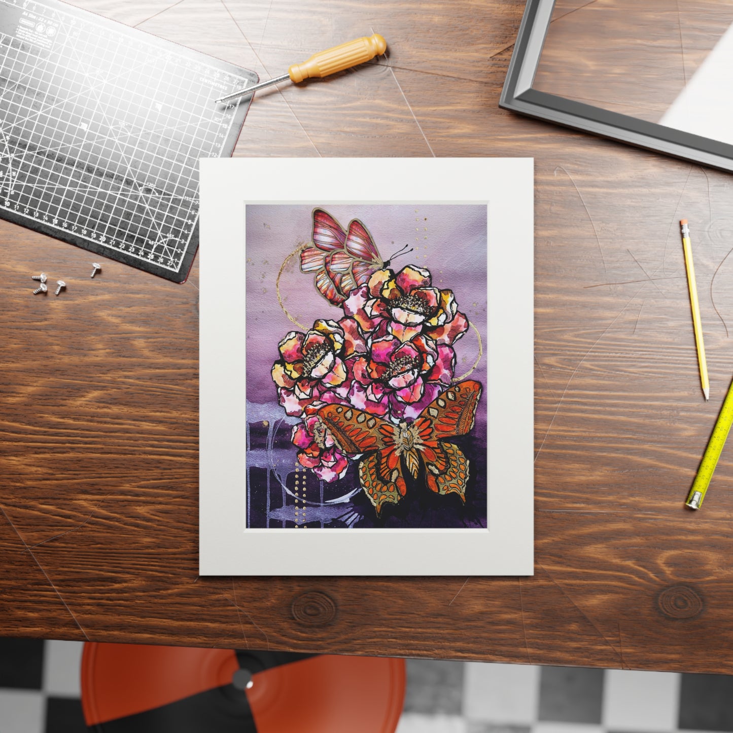 On Butterflies Fine Art Print
