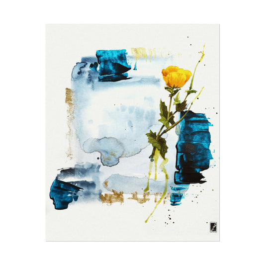 Flower Out Of The Dark II Fine Art Print