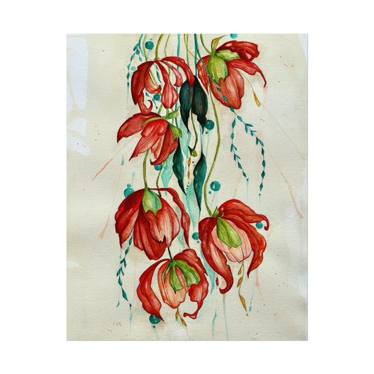 Hanging Flowers Fine Art Print
