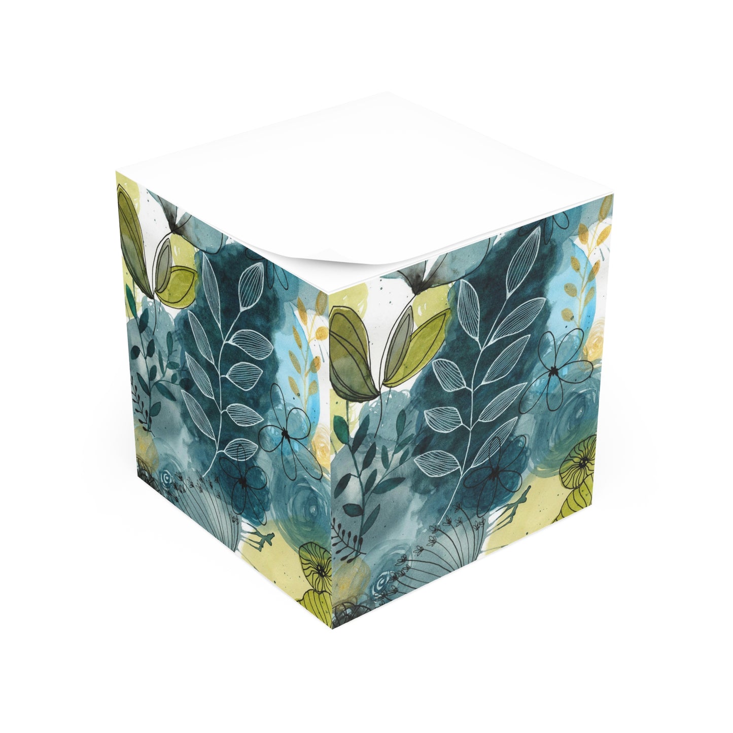 Abstract Blue Note Cube