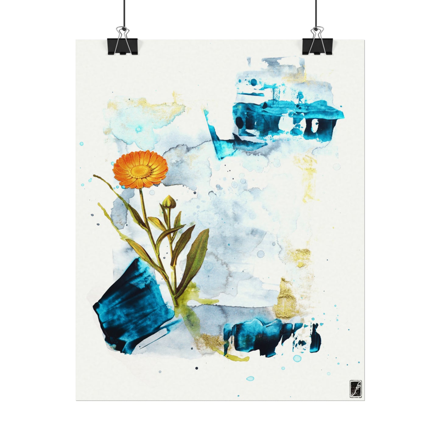 Flower Out of the Dark I Fine Art Print