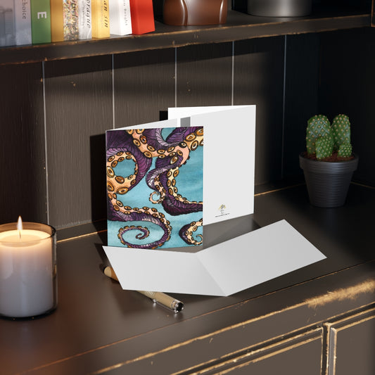 Tentacles Greeting cards (8, 16, and 24 pcs)
