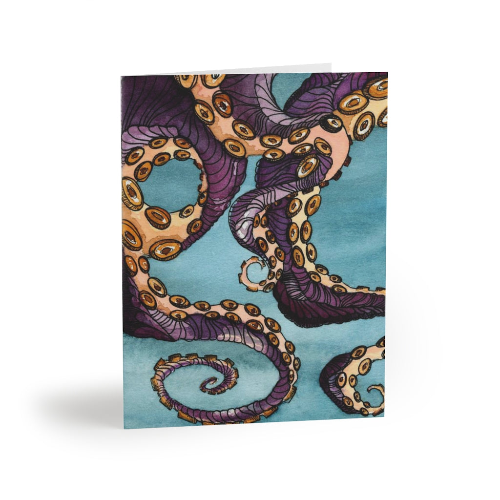 Tentacles Greeting cards (8, 16, and 24 pcs)
