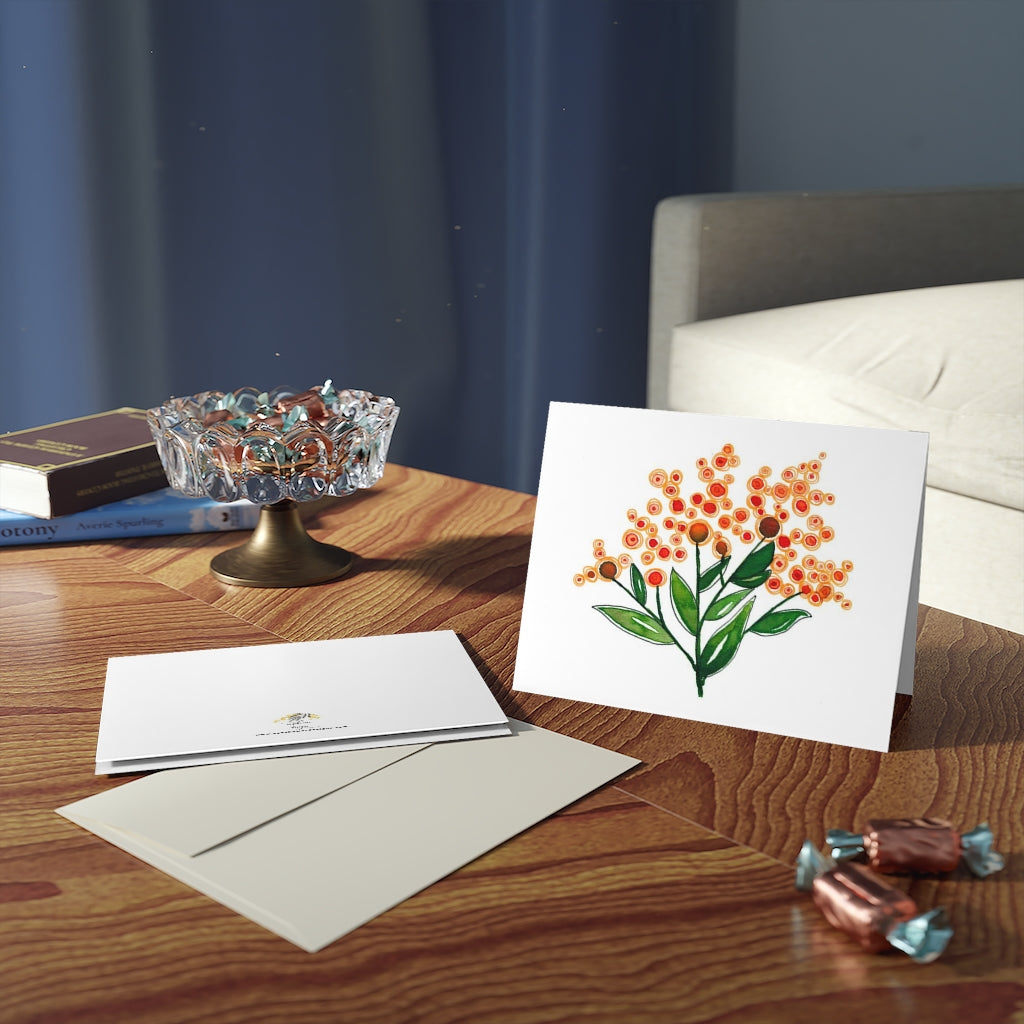 Orange Pop Greeting cards (8, 16, and 24 pcs)