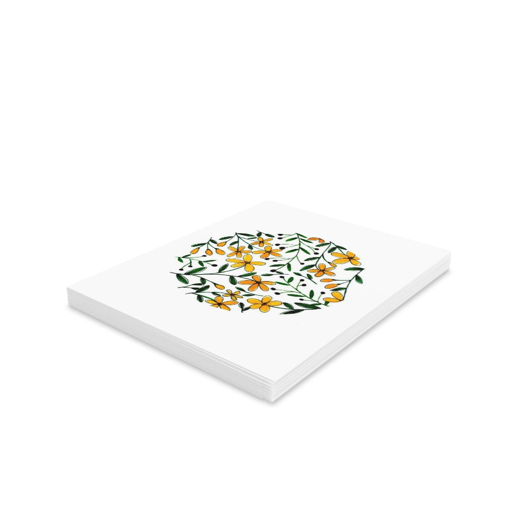 Circle of Flowers Greeting cards (8, 16, and 24 pcs)
