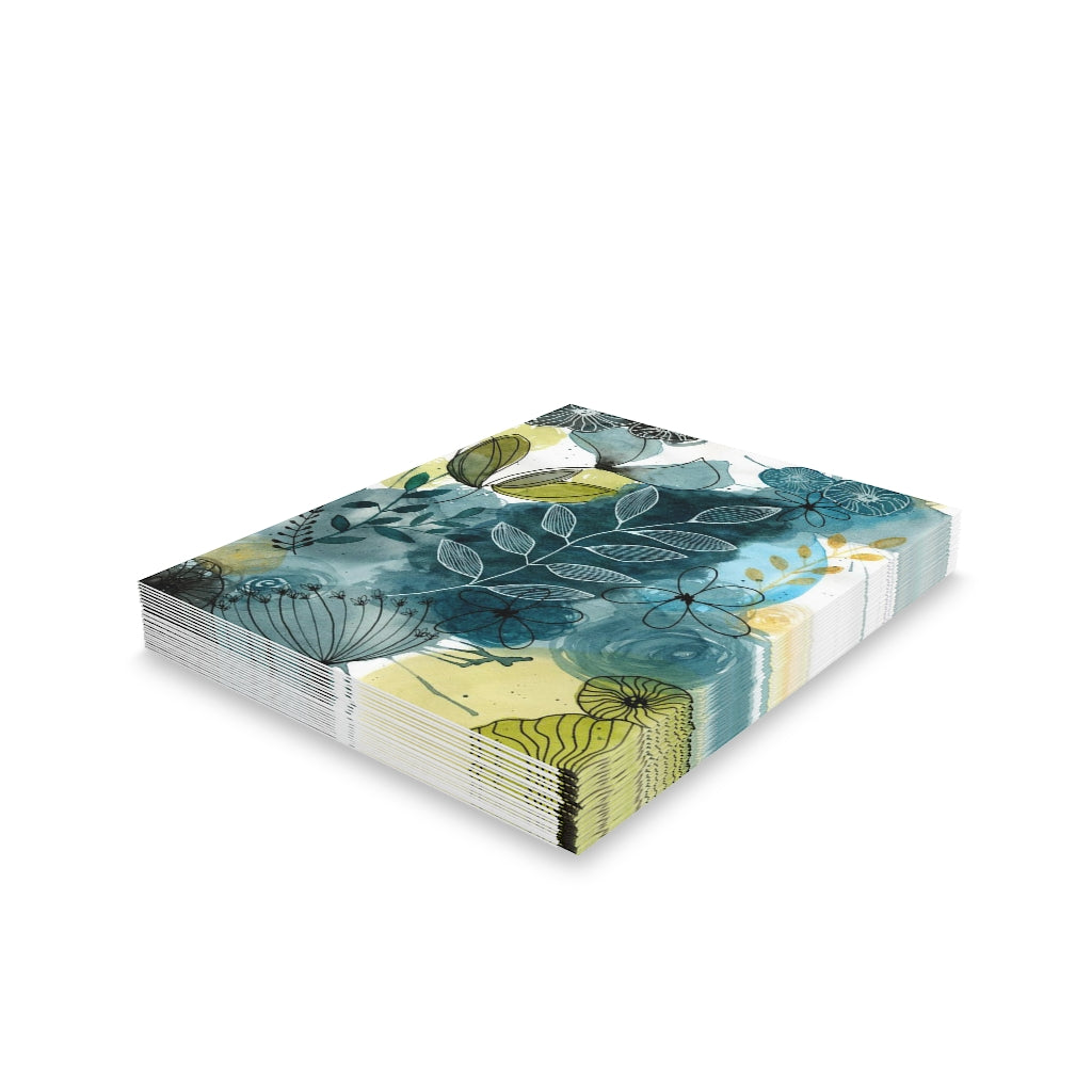 Abstract Blues Greeting cards (8, 16, and 24 pcs)