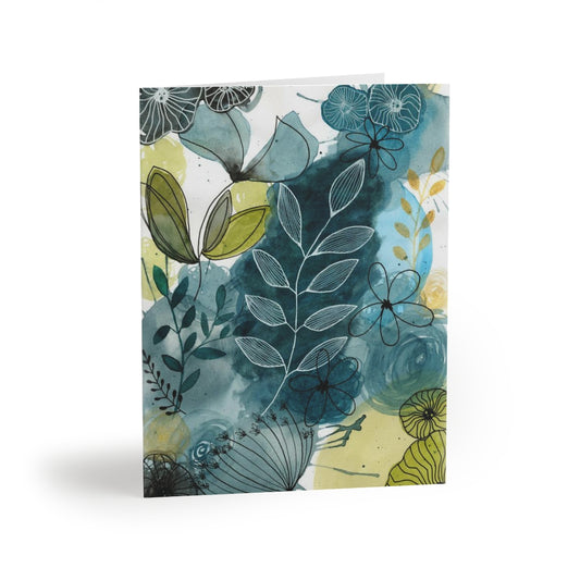 Abstract Blues Greeting cards (8, 16, and 24 pcs)