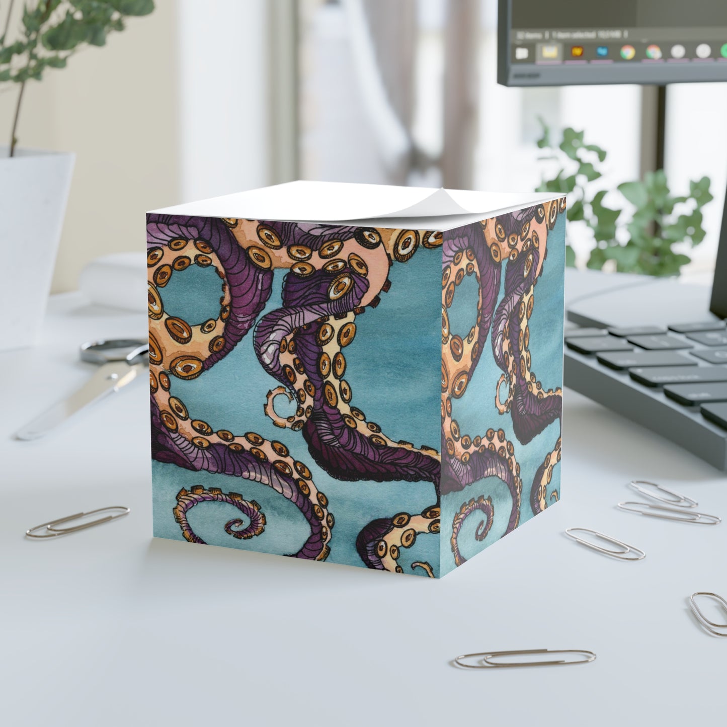 Tentacle Note Cube