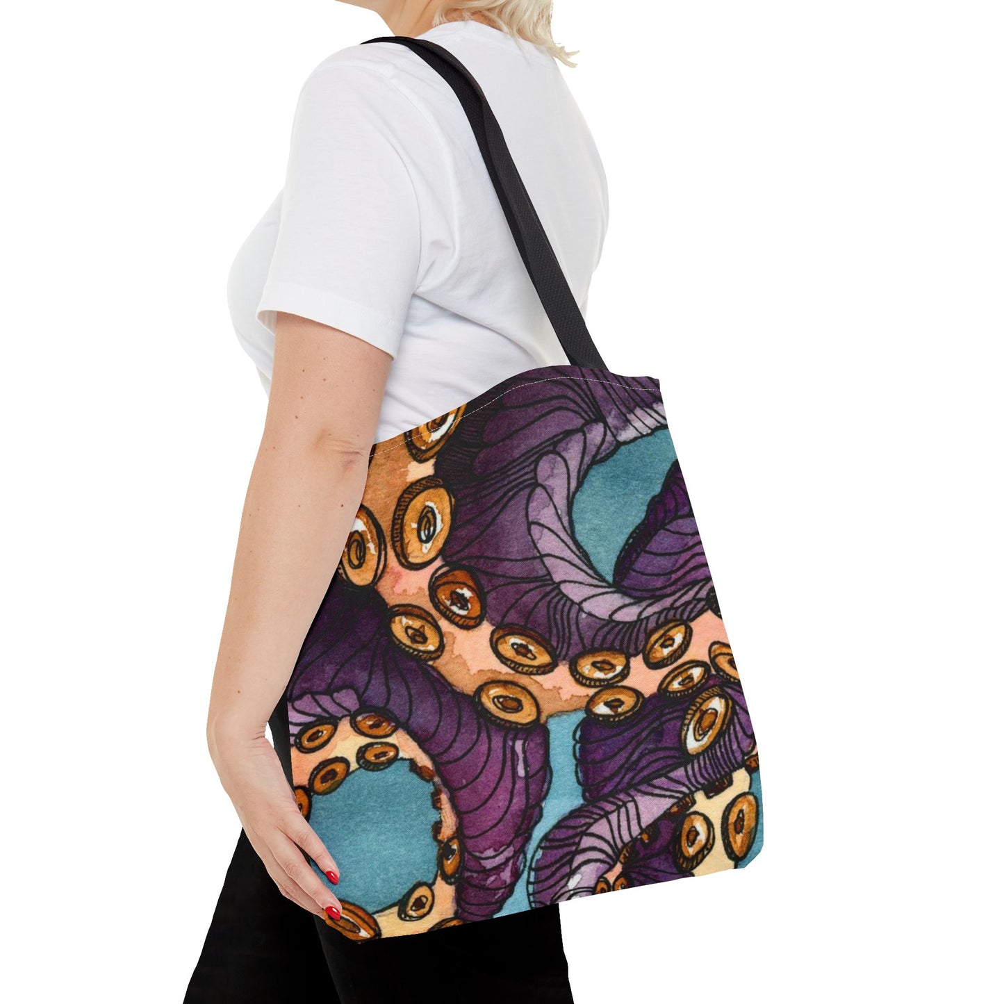 Tentacle Tote Bag — Nautical Sea Creature Beach Tote