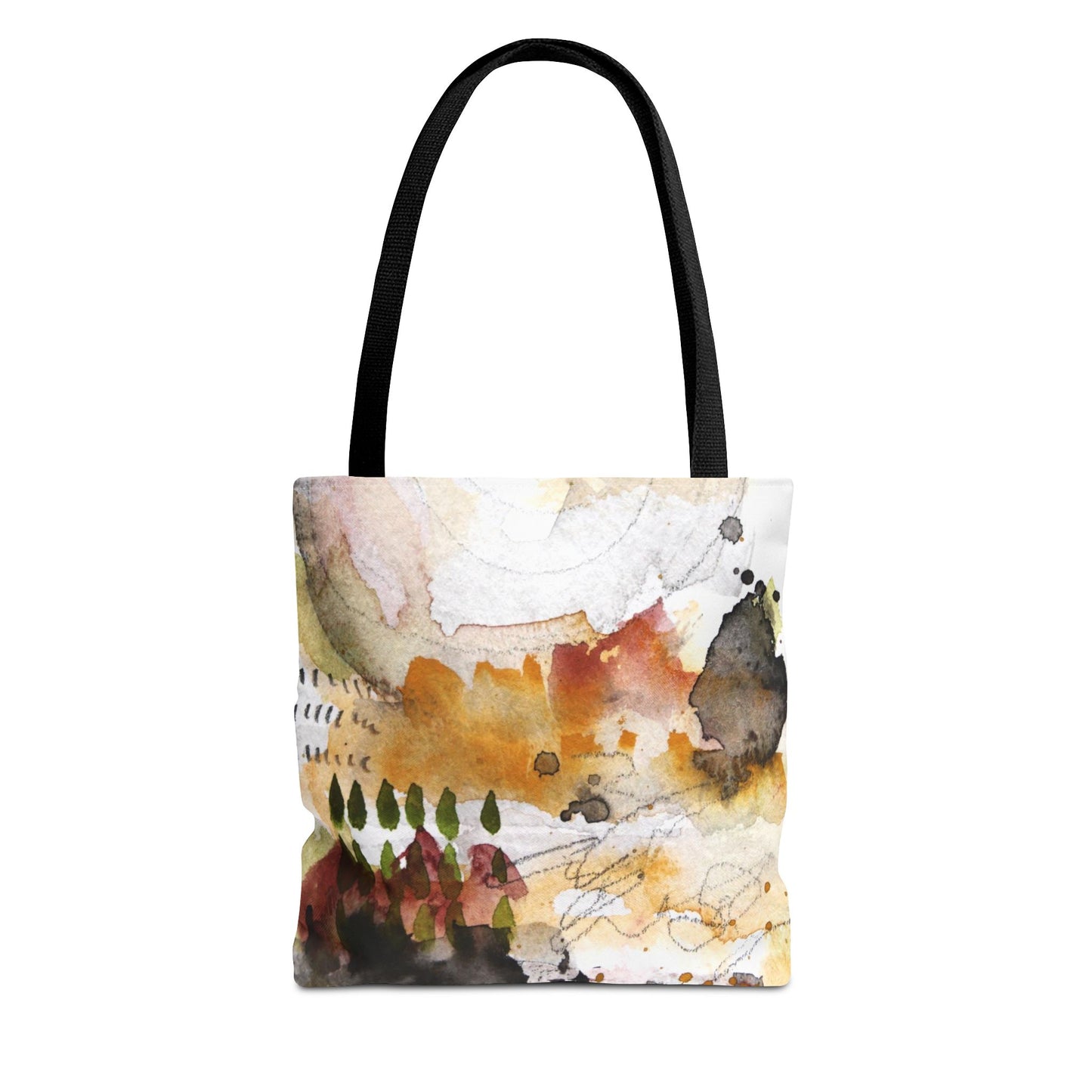 Abstract Landscape Tote Bag — Abstract Watercolor Art