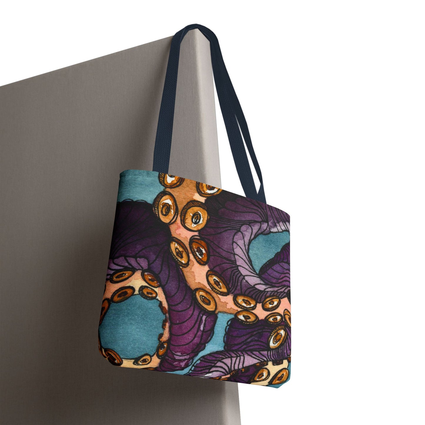 Tentacle Tote Bag — Nautical Sea Creature Beach Tote