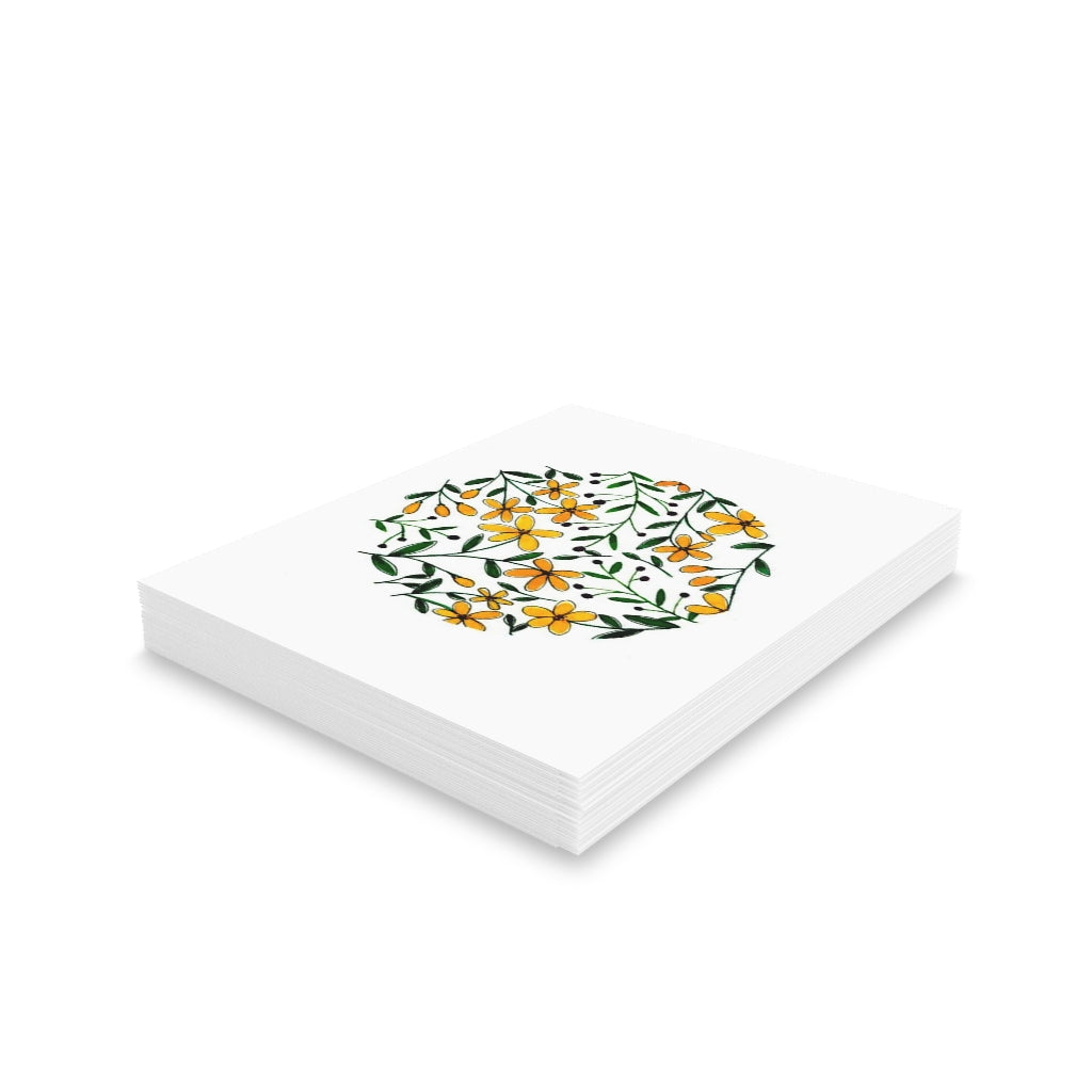 Circle of Flowers Greeting cards (8, 16, and 24 pcs)